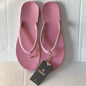 Olukai Uiki Flip Flops Womens Size 11 Slip On Comfort Waterproof Beach Sandals